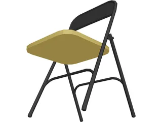 Chair Folding 3D Model