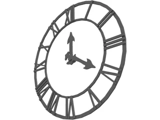 Clock 3D Model