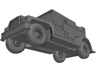 Armored Truck 3D Model