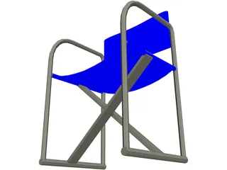 Chair Folding 3D Model