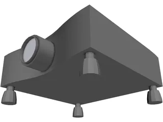 Slide Projector 3D Model