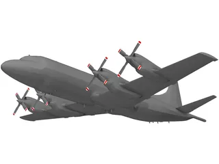 Lockheed P-3C Orion 3D Model