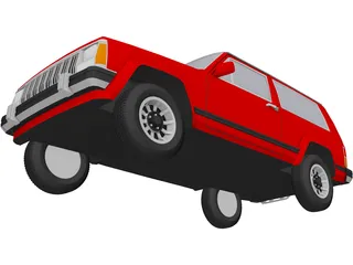 Jeep Cherokee (1994) 3D Model