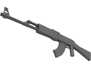 AK-47 3D Model