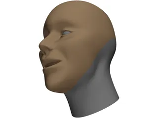 Head Human 3D Model