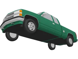 Chevrolet Extended Cab Full-Size Pickup (1994) 3D Model