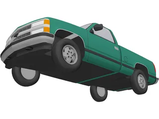 Chevrolet Full-Size Pickup (1994) 3D Model