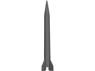 Scud B Missile 3D Model