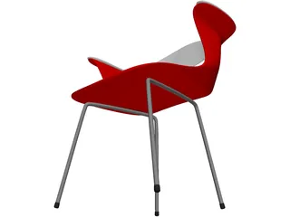 Chair Bluebelle Plastic 3D Model