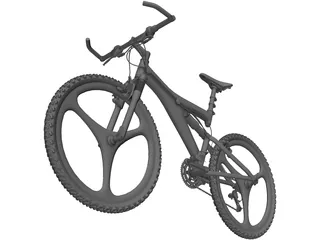 Bike Mountain 3D Model