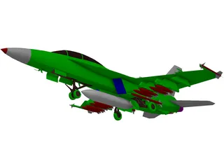 F-18F 3D Model