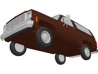 Chevrolet Blazer (1977) 3D Model