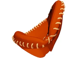 Baseball Catchers Mitt 3D Model