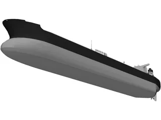 Oil Tanker 3D Model