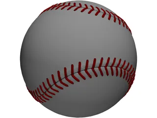 Baseball 3D Model