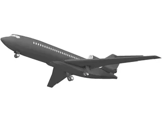 Boeing 727-200 3D Model