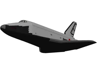 Space Shuttle Buran Russian 3D Model
