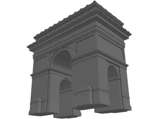 Arc of Triumf Paris 3D Model