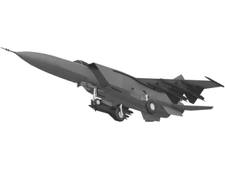 MiG-25 3D Model