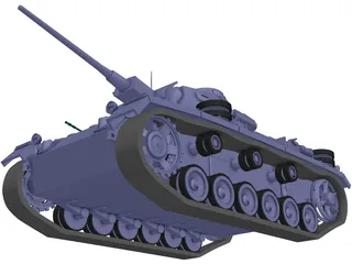 Panzer III 3D Model