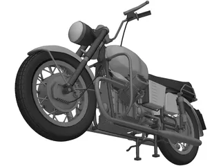 Moto Guzzi 1 3D Model