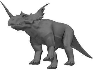 Styracosaurus - 3D Model Animated - PixelBoom