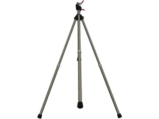 Camera Tripod 3D Model