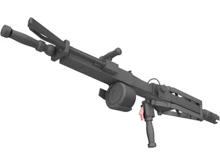 M57 Smart Gun 3D Model