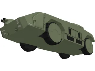 M577 APC 2A 3D Model