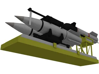 Missile 3D Model