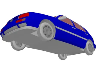 Volkswagen Golf III 3D Model