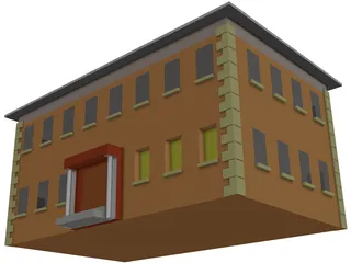 Mansion Georgian 3D Model