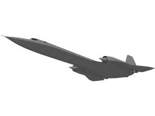 Lockheed SR-71 Blackbird 3D Model