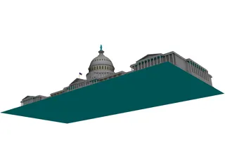 US Capitol Building 3D Model