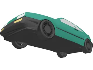 Volkswagon Corrado 3D Model