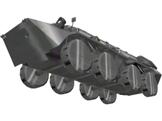 BTR-80 3D Model