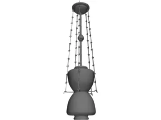 Turkish Hanging Lamp 3D Model