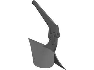Anchor Plow 750 lb 3D Model