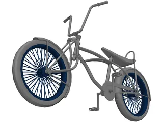 Lowrider Bicycle 3D Model