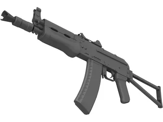 AKS 74U 3D Model