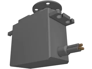 Hitec HS-475HB Servo Motor 3D Model