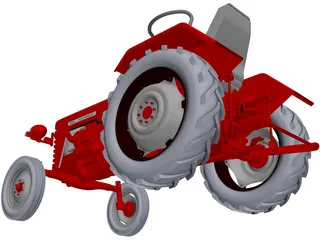 Tractor D326 Mc Cormic 3D Model