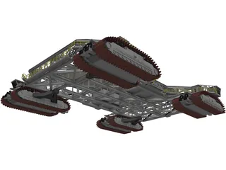 NASA Crawler Transporter 3D Model