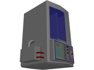 Torno CNC 3D Model