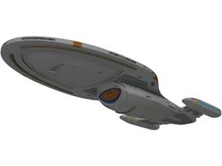 Star Trek Voyager 3D Model