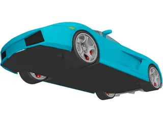 Lamborghini Gallardo (2008) 3D Model