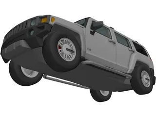 Hummer H3 3D Model