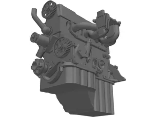 Engine Ford 2.3 3D Model