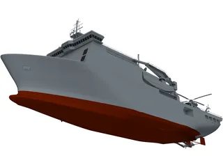 HMNZS Canterbury 3D Model