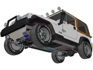 Jeep Wranger 3D Model